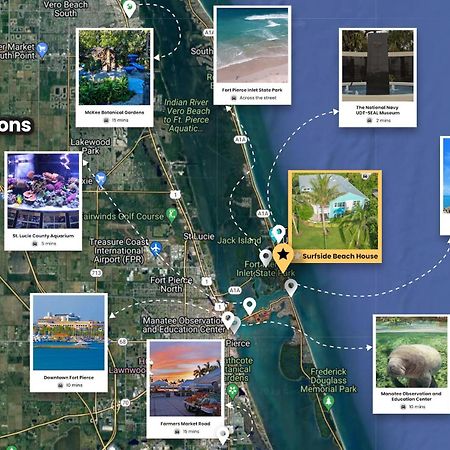 Fort Pierce - 2Bd,2Ba Tropical Surfside Retreat ภายนอก รูปภาพ